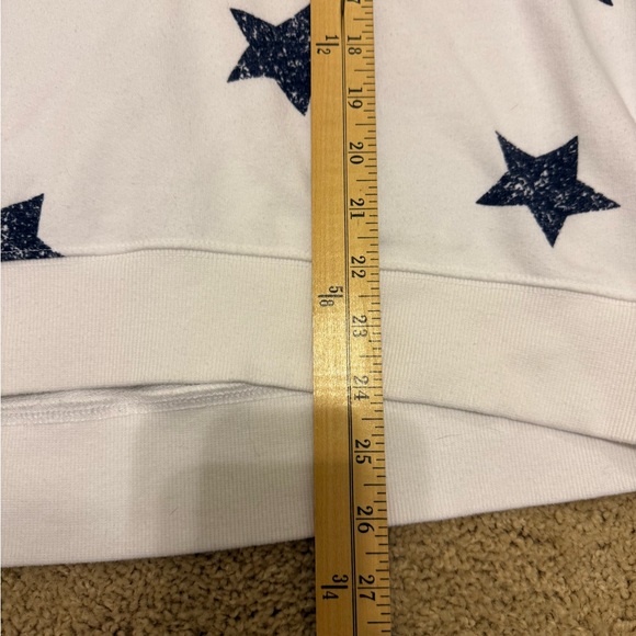 Lou & Grey White Star Print Sweatshirt - Picture 8 of 8